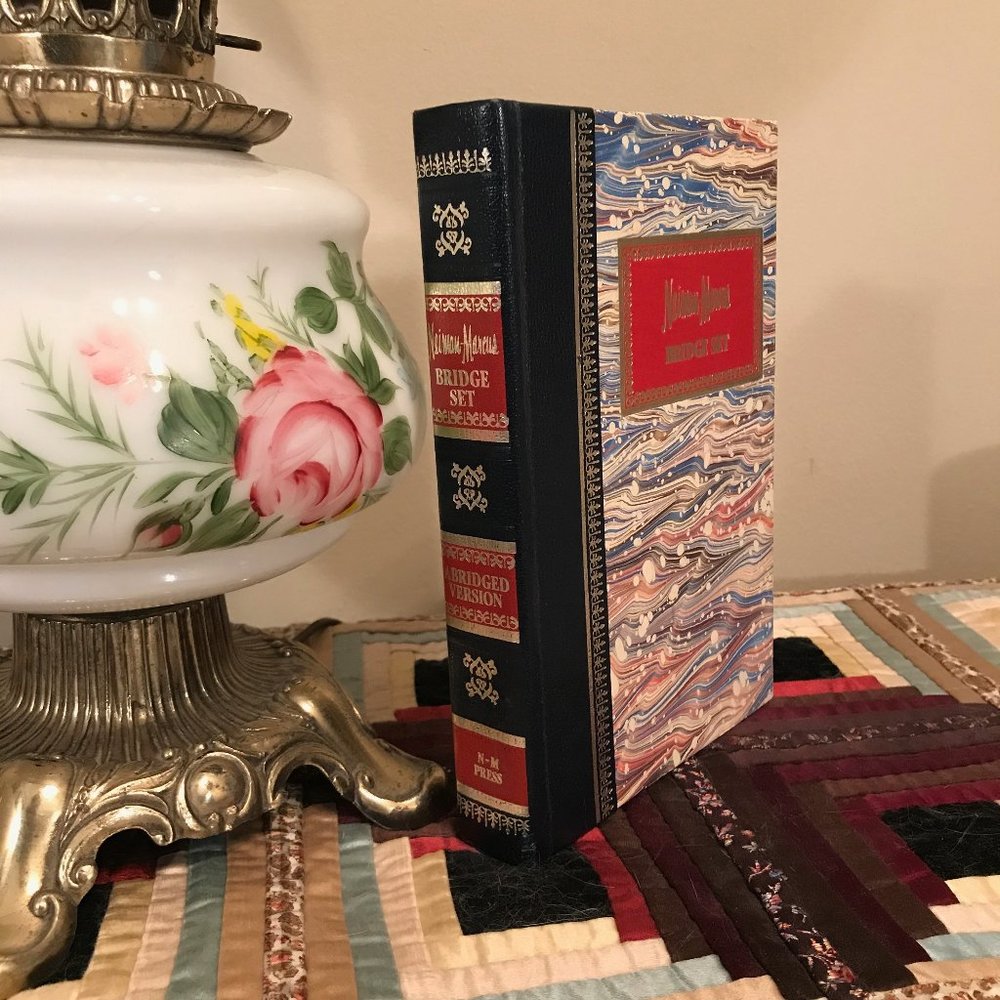 Antique Book Style Vintage Bridge Set